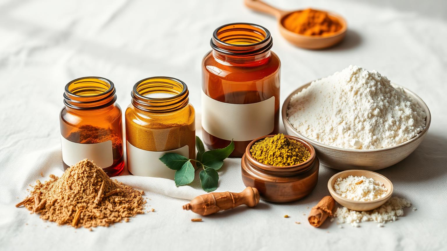 Plant-based extracts and starches